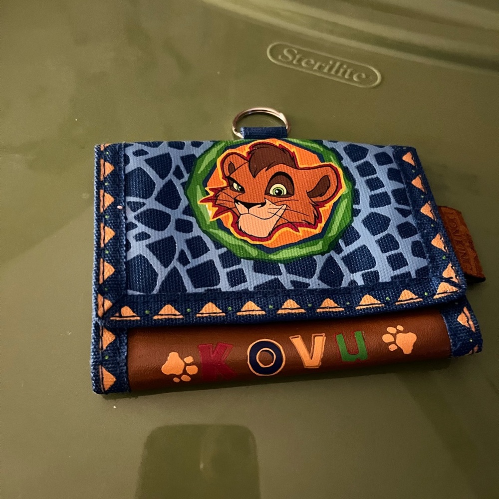 Lion king vintage Kovu wallet y2k